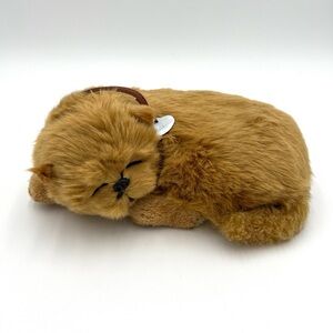 Perfect Petzzz Dog Golden Retriever Puppy Sleeping Breathing Animal Works!